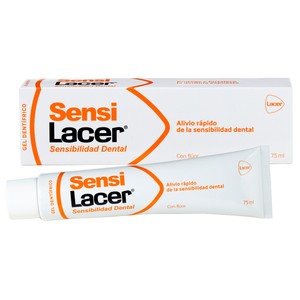LACER Sensi Pasta de dientes con flúor, que ayuda a reducir la hipersensibilidad dental 75 ml.