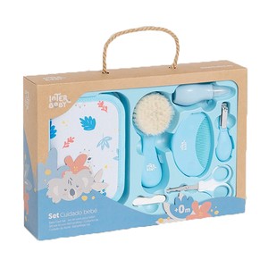 Set de higiene con neceser de koala azul