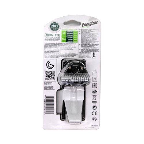 Cargador de pilas del tipo AA/AAA + 2 pilas del tipo AAA con carga de 850 mAh ENERGIZER Mini.