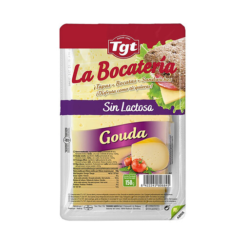 FLOR DE BURGOS Queso lonchas Gouda FLOR DE BURGOS LA BOCATERÍA 150 g.