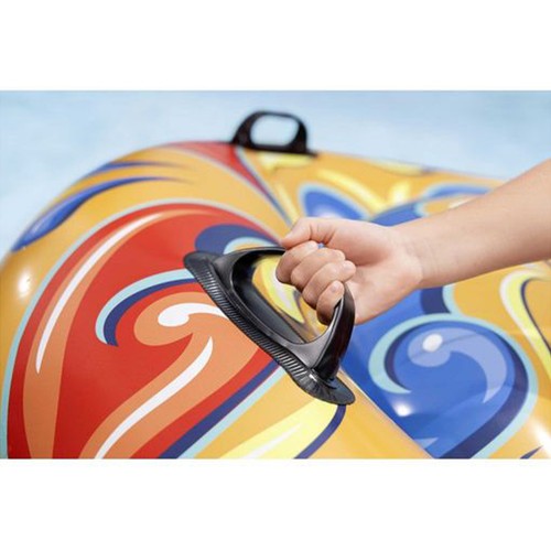 Figura hinchable de tortuga mediterránea con asas 183x173cm, BESTWAY.