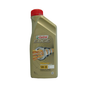 Aceite sintético para vehículos con motores de gasolina y diésel CASTROL Edge titanium FST LL 1 litro.
