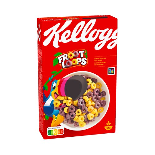 KELLOGG"S Unicorn froot Loops Cereales 375 g.