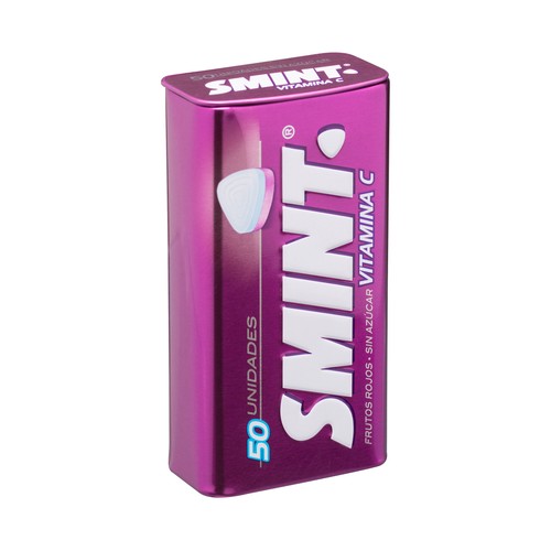 SMINT Caramelos comprimidos de frutos rojos sin azúcar 35 g.