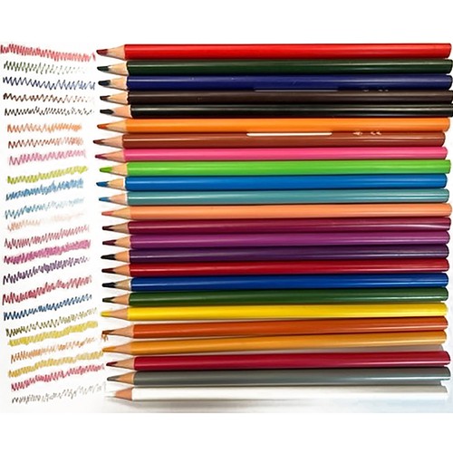 24 Pinturas Colores 18 Cm Resina ALCAMPO