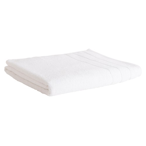 Toalla de ducha color blanco, 400g/m², ACTUEL.