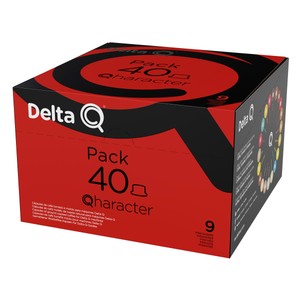 DELTA Q Café en cápsulas Qharacter  I10, 40 uds.