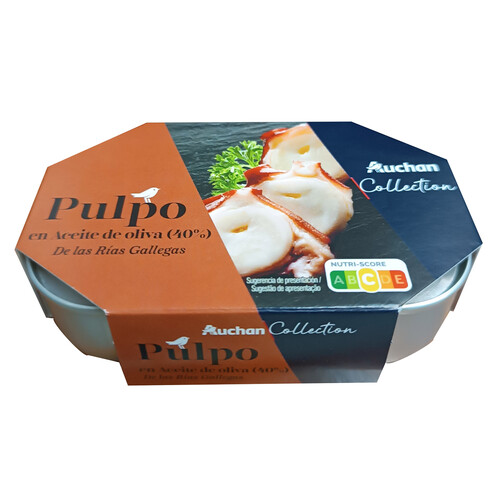 ALCAMPO GOURMET Pulpo Rías Gallegas en aceite de oliva 67 g.