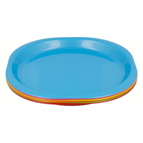 Set de 6 platos de plástico, STOR Picnic.