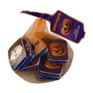 Imagen de LUXOCOLAT Chocolatinas (chocolate con leche) con forma de billetes de Halloween 94 g.