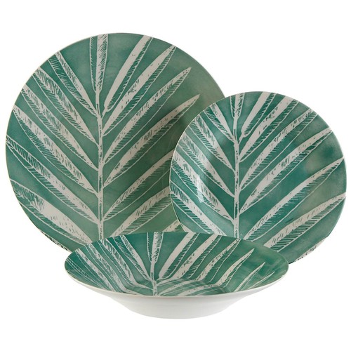 Vajilla 18 piezas de porcelana, Bridget. VERSA