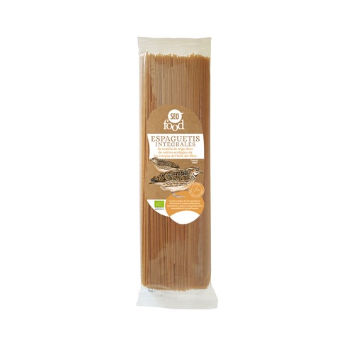SEO FOOD Espaguetis integrales bio 500 gr.