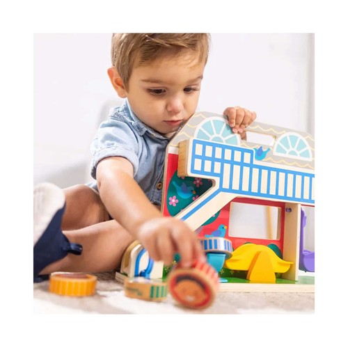 Juego Schoolyard Tumble Melissa&Doug, actividad educativa para niños. TUMBLE