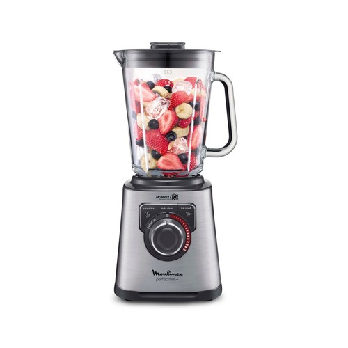 Batidora de vaso MOULINEX Perfectmix + LM811D10, 1200W, selector de velocidad, capacidad de 2L.