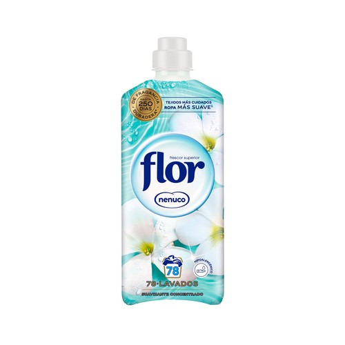 Suavizante concentrado con aroma colonia Nenuco FLOR 72 lav. 1440 ml.