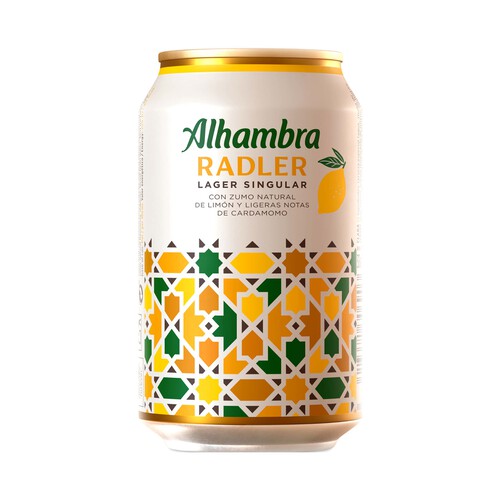ALHAMBRA Cerveza ALHAMBRA RADLER LAGER SINGULAR lata 33 cl.
