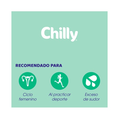 CHILLY Gel de higiene íntima con pH5 y fórmula fresca antilolor CHILLY 250 ml.