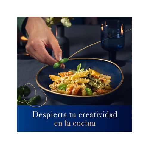 BARILLA Pasta Gourmet La Collezione Mezze Penne Tricolores N.170 (Macarrones Multivegetales) 500 g.