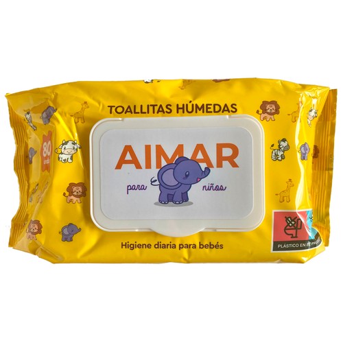 AIMAR Toallitas húmedas para bebé 80 uds.