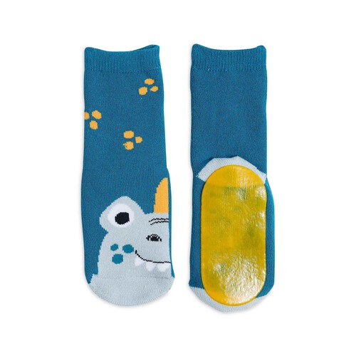 Paquete de 6 calcetines antideslizantes para bebé, con suela antideslizante  para bebés, niños y niñas