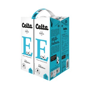 Imagen de CELTA Leche entera de vaca con bienestar animal garantizado 4 x 1.5 l.