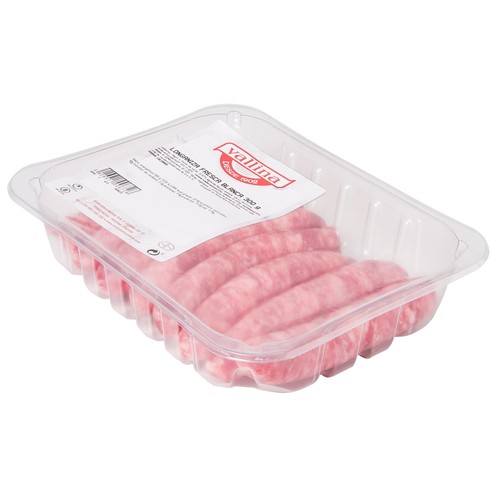 Bandeja de salchichas frescas blancas, sin gluten y sin lactosa VALLINA 300 g