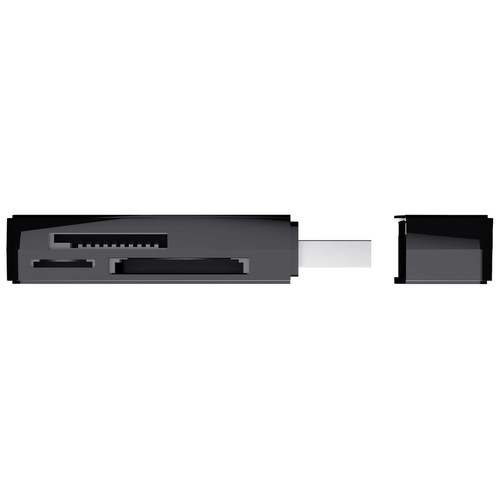 Lector de tarjetas compacto, USB 3.2 Gen1, TRUST.