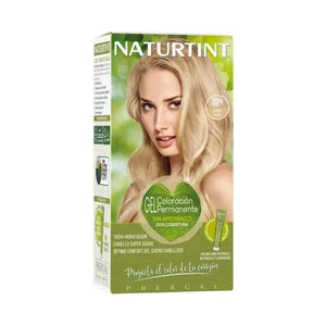 NATURTINT Gel de coloración permanente sin amoníaco, tono 10N rubio alba NATURTIN.