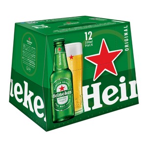 Imagen de HEINEKEN Cervezas botella pack de 12 uds de 25 cl.