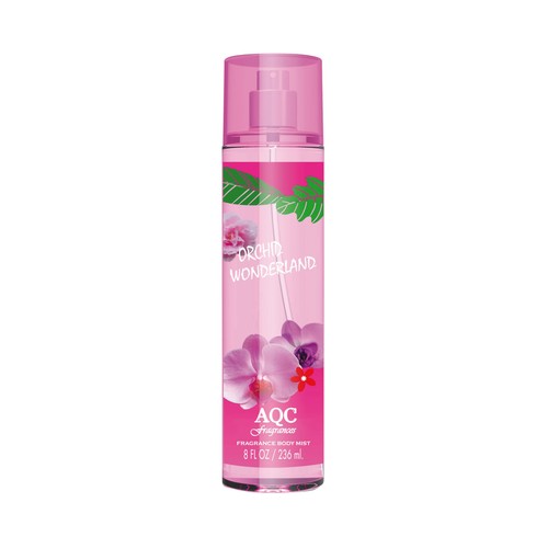 AQC FRAGANCES Orchid wonderland Fragancia corporal para mujer con vaporizador en spray 250 ml.