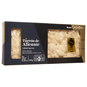 PRODUCTO ALCAMPO Collection Turrón duro Indicación Geográfica Protegida Alicante 250 g.
