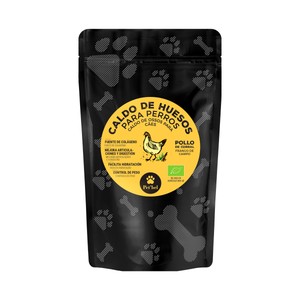 PET"BEL Caldo huesos pollo ecológico para perros 230 ml.
