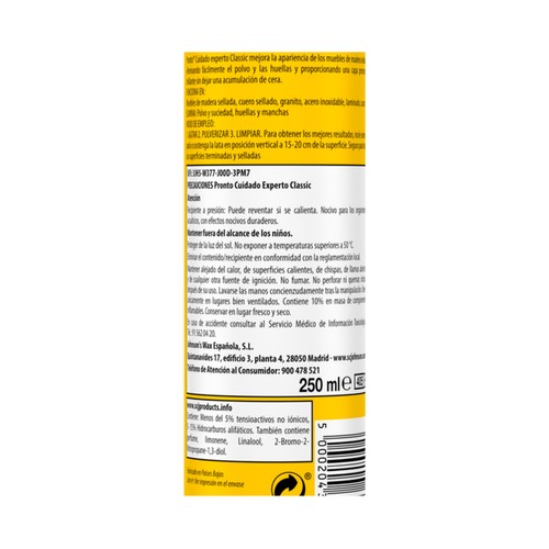 PRONTO Limpiamubles PRONTO 250 ml.