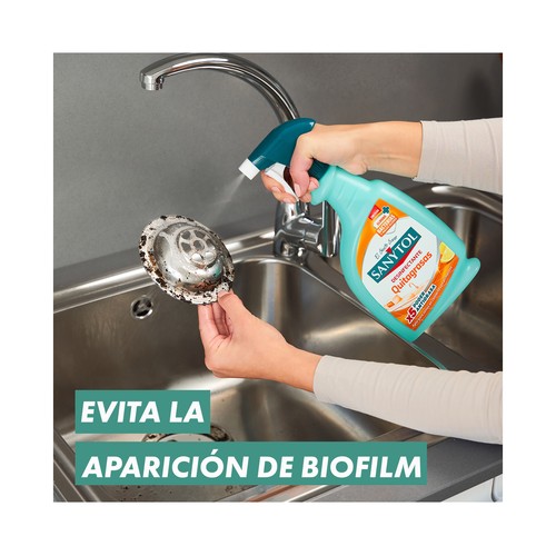 SANYTOL Limpiador de cocinas desinfectante y desengrasante en pistola 750 ml.