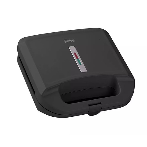 Sandwichera QILIVE Q.5994, 850W, capacidad para 2 sandwiches, placas antiadherentes y luz indicadora
