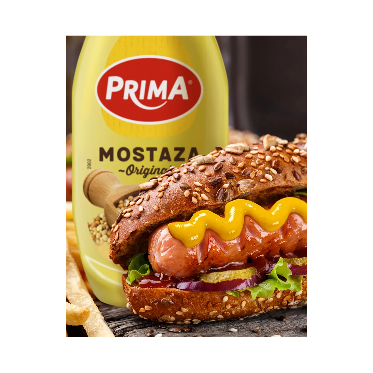 Original Mostaza de grano molido a la piedra 265 g.