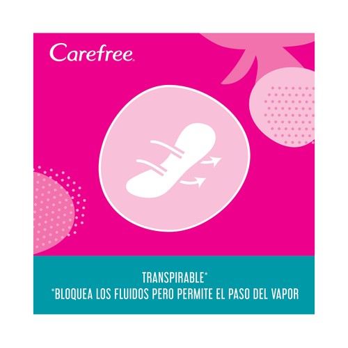 CAREFREE Feel Protege slips absorventes y transpirables con fragancia fresca 40 uds.