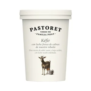 PASTORET Kéfir de leche fresca de cabra, de sabor suave y baja acidez 500 ml.