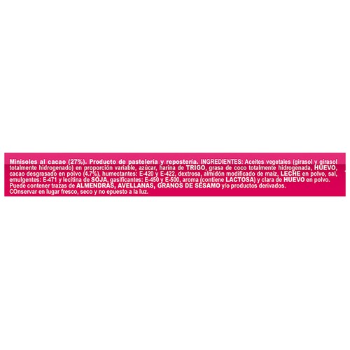VICKY FOODS Mini roscos de cacao 8 uds x 155 g.