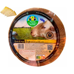 ALCAMPO CULTIVAMOS LO BUENO Queso de oveja añejo (con leche cruda). - Trozo