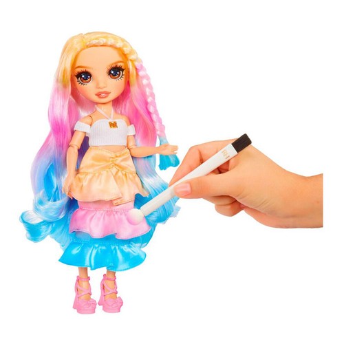 Muñeca Rainbow High Watercolor & Create Fashion, ojos marrones.