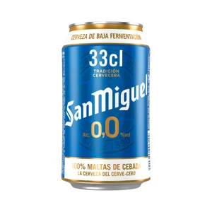 SAN MIGUEL Cerveza sin alcohol (0,0% Vol.) 33 cl.