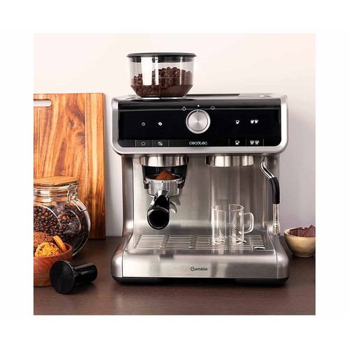 Cafetera espresso manual CECOTEC Power Espresso 20 Barista Cream.