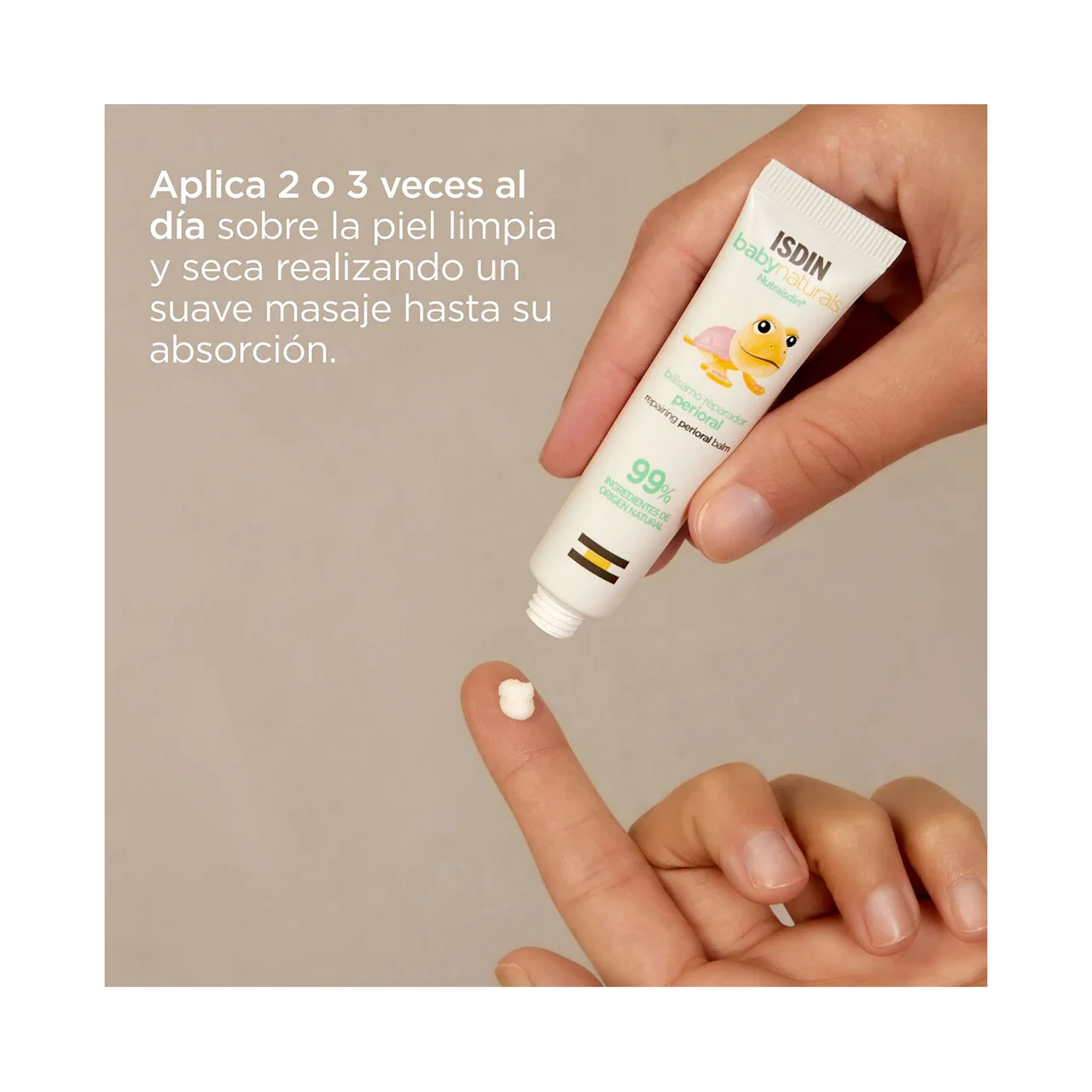 Baby naturals Bálsamo reparador y protector perioral para bebés 15 ml.