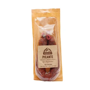 ALEJANDRO Sarta de chorizo picante elaborado sin gluten y con ingredientes 100% naturales ALEJANDRO 200 g.