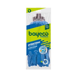 Imagen de BAYECO Protech Recambio fregona con tiras de microfibra 100% y acción antibacterias.