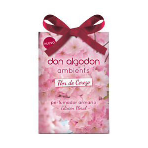 Imagen de DON ALGODÓN Ambients Ambientador perfumador de armario con aroma a Flor de Cereza.