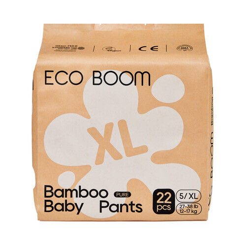 ECO BOOM Pants (braguitas) de aprendizaje talla XL (5) (12-17 kg) 22 uds.