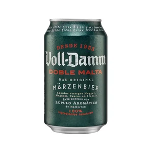 VOLL-DAMM Cerveza doble malta Lata 33 cl.