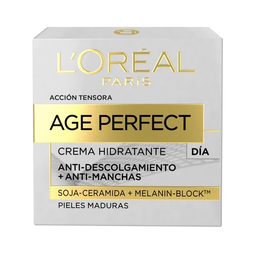 L´ORÉAL PARIS Age perfect 50 ml Crema hidratante de día con efecto tensor para pieles maduras.